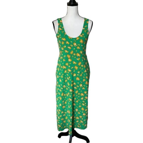 Leopard Print Knit Midi Dress - Tabitha Brown for Target Green/Orange M - Picture 3 of 5